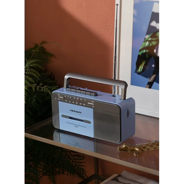 Crosley - Lecteur de cassettes (Bleu)