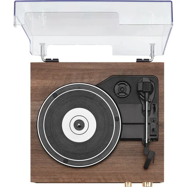 Crosley Miles Platine vinyle, noyer
