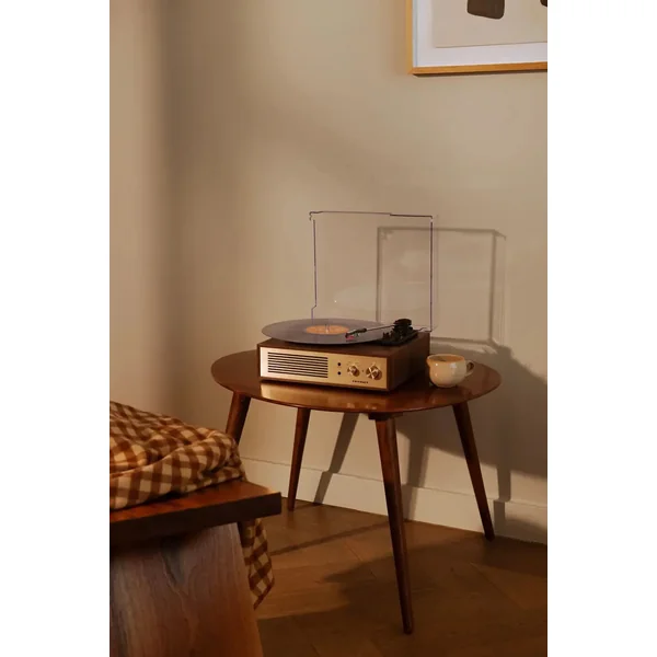 Crosley Miles Platine vinyle, noyer