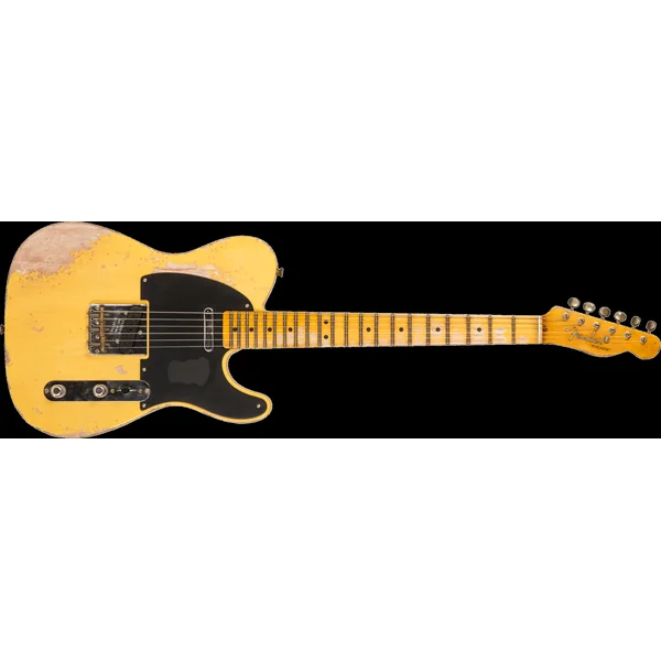 Custom Shop 1952 Telecaster #R136636 - super heavy relic aged nocaster blonde