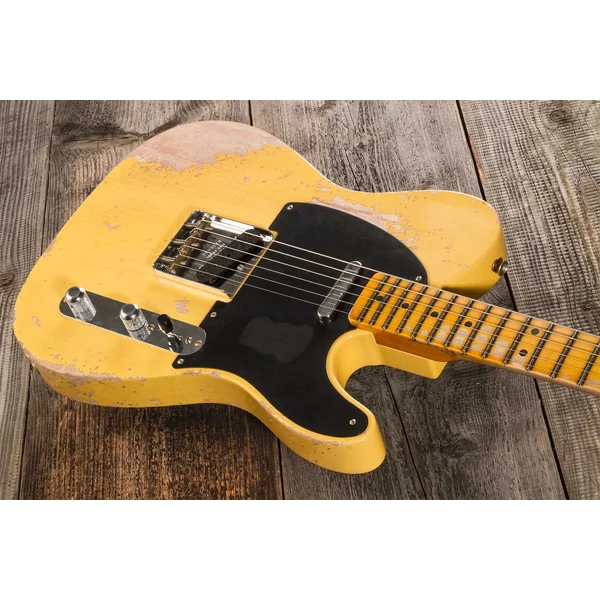 Custom Shop 1952 Telecaster #R136636 - super heavy relic aged nocaster blonde
