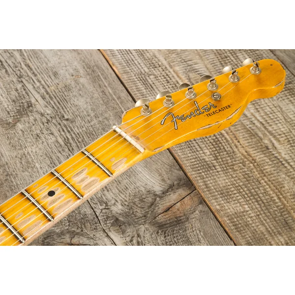 Custom Shop 1952 Telecaster #R136636 - super heavy relic aged nocaster blonde