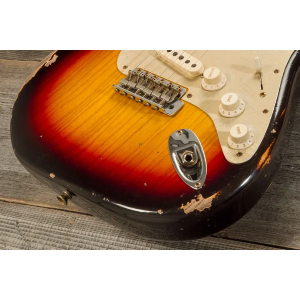 Custom Shop 1959 Stratocaster #R134762 - relic chocolate 3-color sunburst