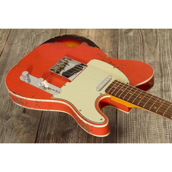 Custom Shop 1960 Telecaster Custom - heavy relic tahitian coral o. 3-color sunburst