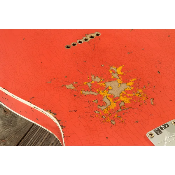 Custom Shop 1960 Telecaster Custom - heavy relic tahitian coral o. 3-color sunburst