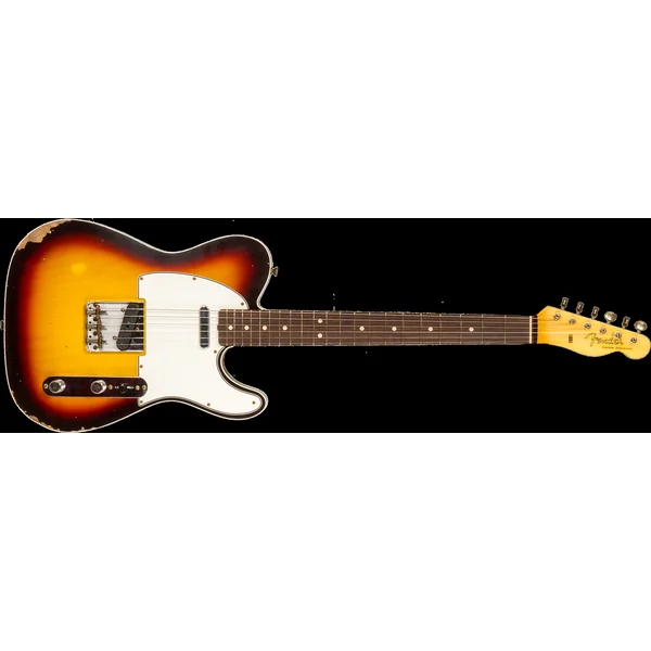 Custom Shop 1960 Telecaster Custom #R136254 - relic chocolate 3-color sunburst