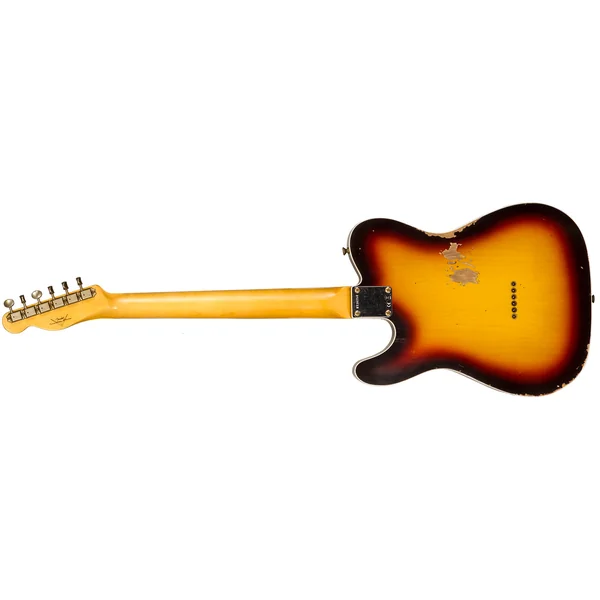 Custom Shop 1960 Telecaster Custom #R136254 - relic chocolate 3-color sunburst
