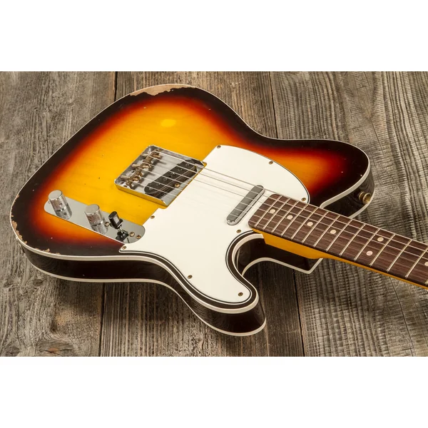 Custom Shop 1960 Telecaster Custom #R136254 - relic chocolate 3-color sunburst
