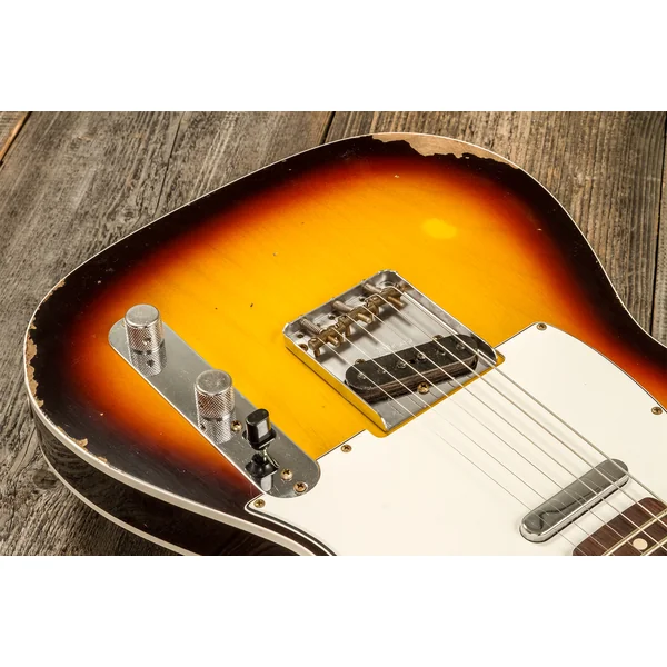 Custom Shop 1960 Telecaster Custom #R136254 - relic chocolate 3-color sunburst
