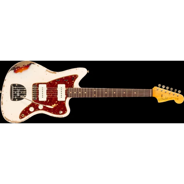 Custom Shop 1962 Jazzmaster #R133709 - heavy relic shell pink o. 3-color sunburst