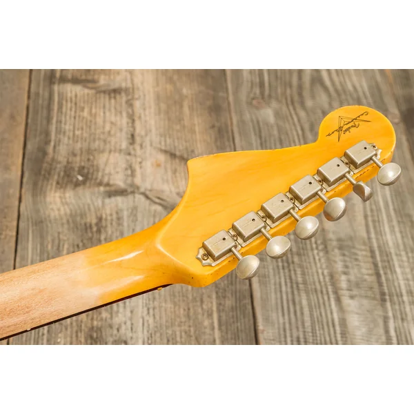 Custom Shop 1962 Jazzmaster #R133709 - heavy relic shell pink o. 3-color sunburst