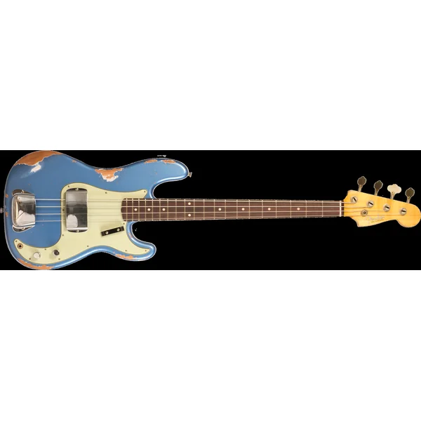 Custom Shop 1964 Precision Bass #R135935 - heavy relic lake placid blue