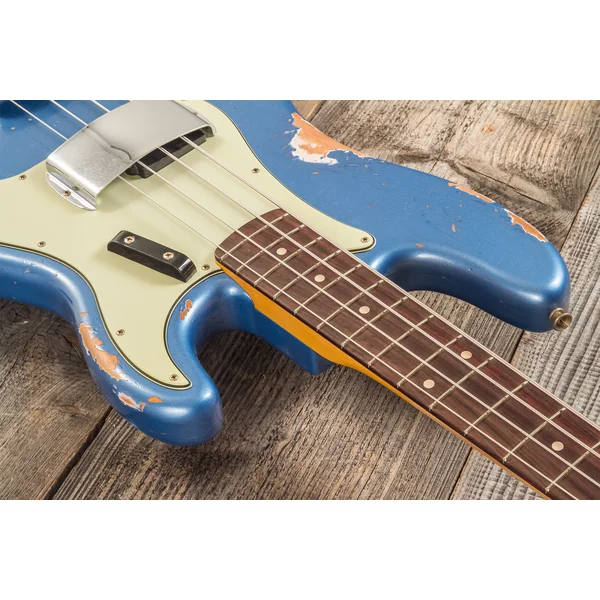 Custom Shop 1964 Precision Bass #R135935 - heavy relic lake placid blue