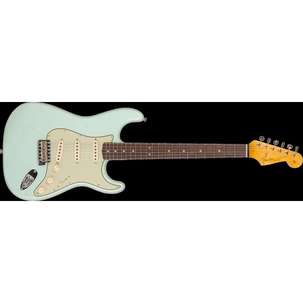 Custom Shop 1964 Stratocaster #CZ579859 - journey man relic aged surf green