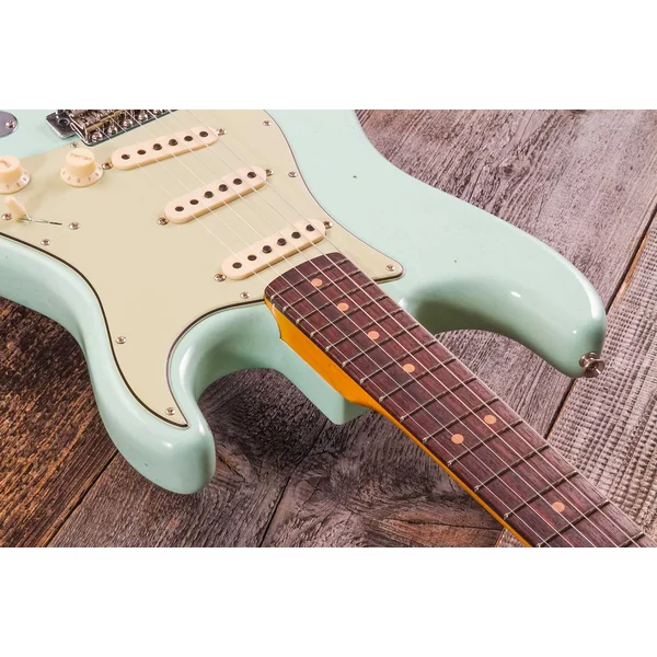 Custom Shop 1964 Stratocaster #CZ579859 - journey man relic aged surf green