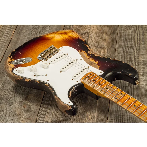 Custom Shop 70th Anniversary 1954 Stratocaster Ltd #XN4889 - super heavy relic 2-color sunburst