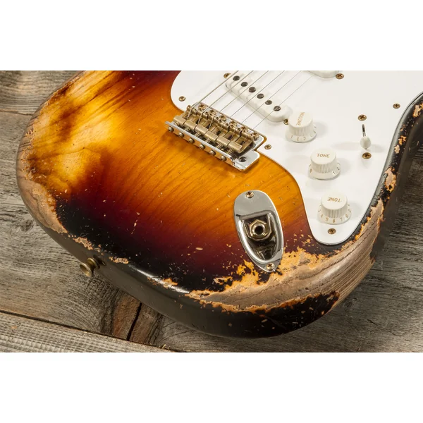 Custom Shop 70th Anniversary 1954 Stratocaster Ltd #XN4889 - super heavy relic 2-color sunburst