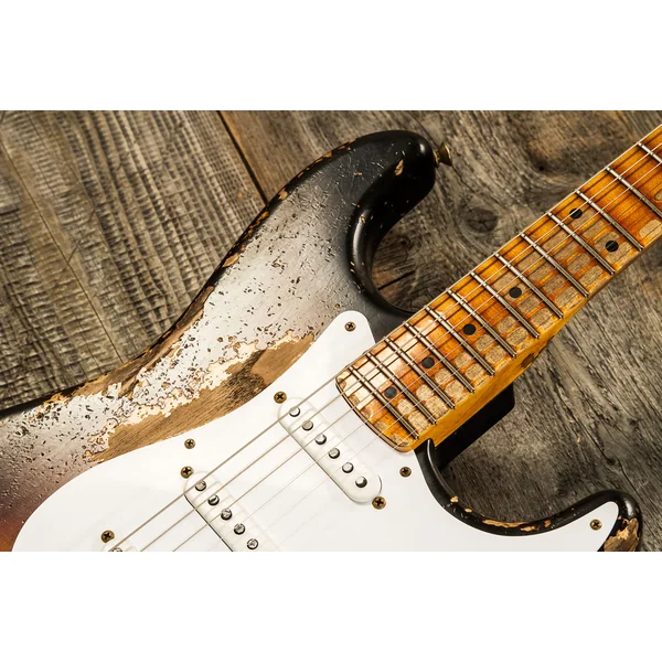 Custom Shop 70th Anniversary 1954 Stratocaster Ltd #XN4889 - super heavy relic 2-color sunburst