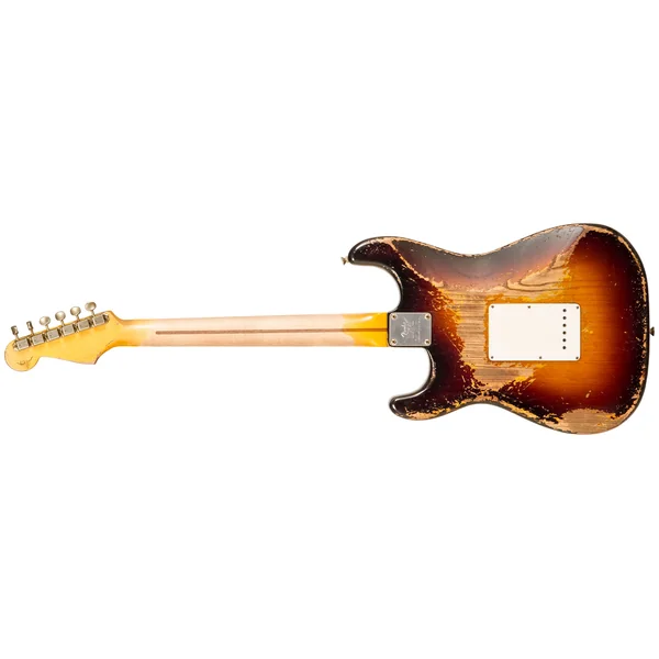 Custom Shop 70th Anniversary 1954 Stratocaster Masterbuilt Andy Hicks #4681 - super heavy relic 2-color sunburst