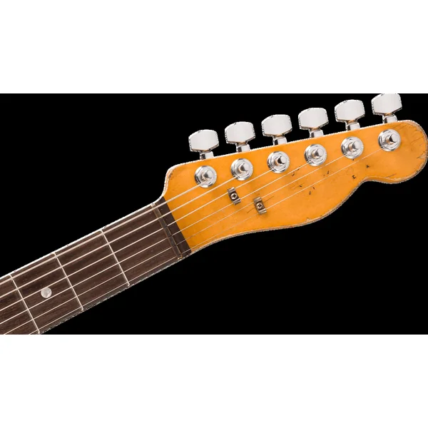 Custom Shop Joe Strummer Telecaster Masterbuilt Paul Waller Ltd - super heavy relic black o. 3-color sunburst