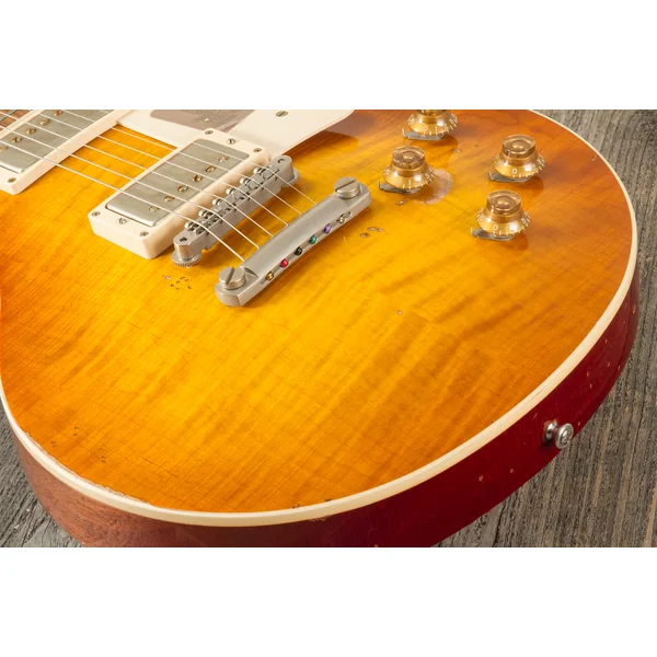 Custom Shop M2M 1959 Les Paul Standard #R961618 - aged sunrise teaburst