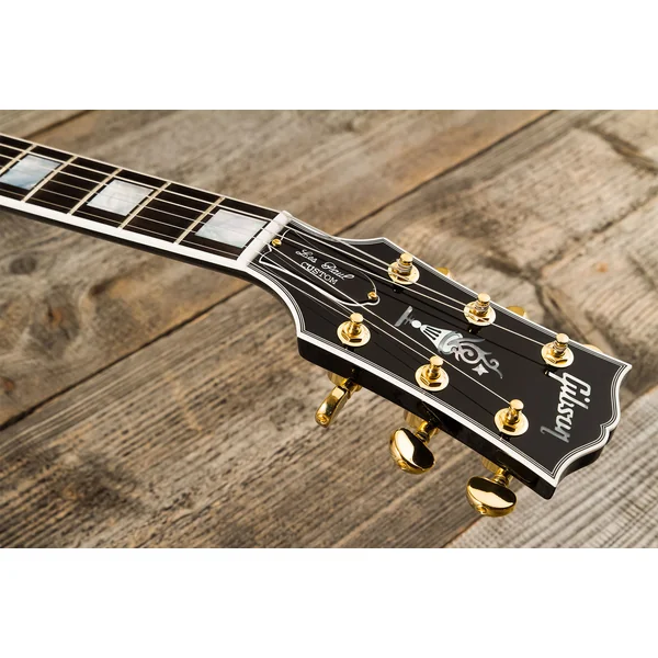 Custom Shop M2M Les Paul Custom Flowerpot Headstock Bigsby #CS402776 - ebony