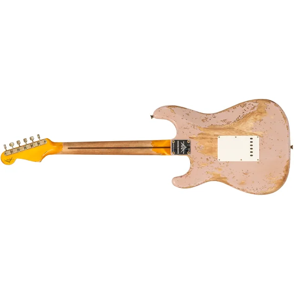 Custom Shop Red Hot Stratocaster #CZ579150 - super heavy relic dirty shell pink