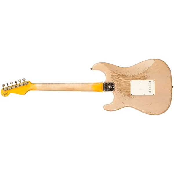 Custom Shop Red Hot Stratocaster #CZ579453 - super heavy relic white blonde