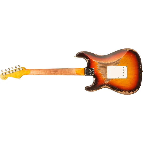 Custom Shop Red Hot Stratocaster #CZ580088 - super heavy relic 3-color sunburst