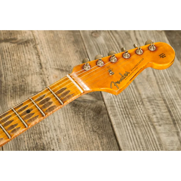 Custom Shop Red Hot Stratocaster #CZ580088 - super heavy relic 3-color sunburst