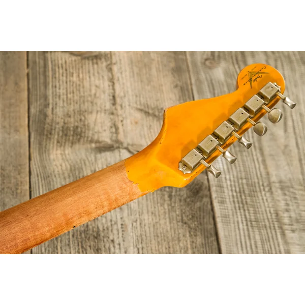 Custom Shop Red Hot Stratocaster #CZ580088 - super heavy relic 3-color sunburst
