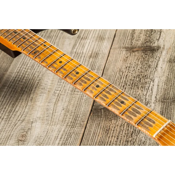 Custom Shop Red Hot Stratocaster #CZ580088 - super heavy relic 3-color sunburst