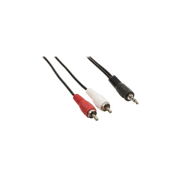 Câble Adaptateur 3,5mm Jack Stéréo vers 2 x RCA Phono (3 mtr)