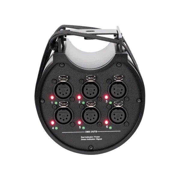 Data Distro 6 ADJ - Splitter DMX RDM 1 entrée vers 6 sorties 5 broches