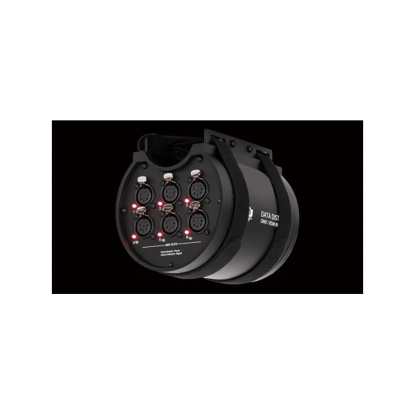 Data Distro 6 ADJ - Splitter DMX RDM 1 entrée vers 6 sorties 5 broches