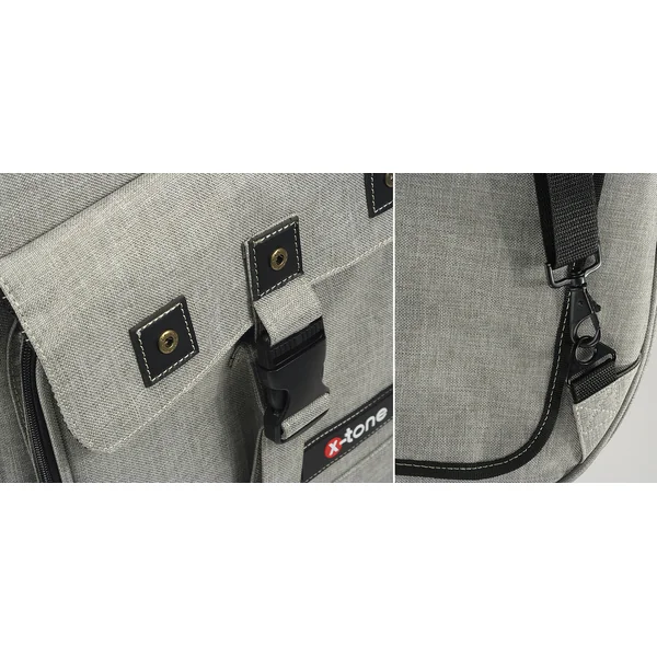 Deluxe Nylon Electric Guitar Bag - Grey