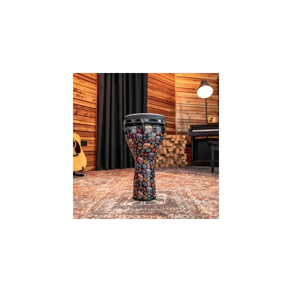 Djembe Meinl 12" Jumbo Synthetique - Day Of The Dead