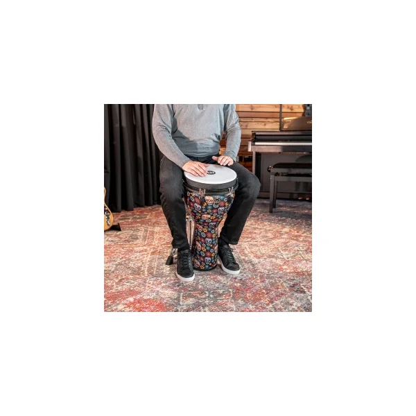 Djembe Meinl 12" Jumbo Synthetique - Day Of The Dead