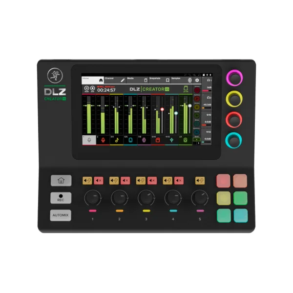 DLZ Creator XS Mackie – Mixeur Numérique Compact et Adaptatif pour Podcasting & Streaming