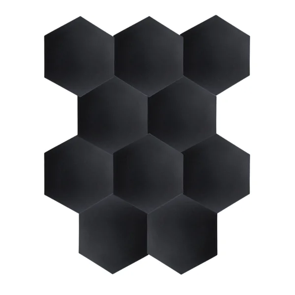 DNA AM3 BK Akustikpaneler 10 stk Sort Hexagon