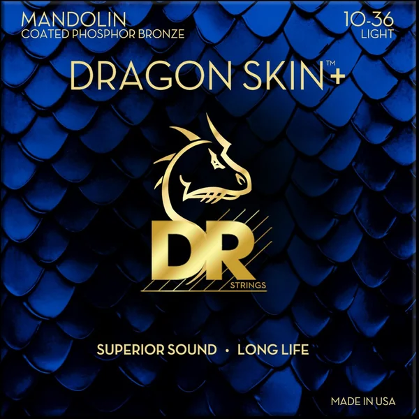DRAGON SKIN+ Core Technology Coated Wrap 10-36 - 8-string set