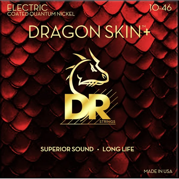 DRAGON SKIN+ Core Technology Coated Wrap 10-46 - set of strings