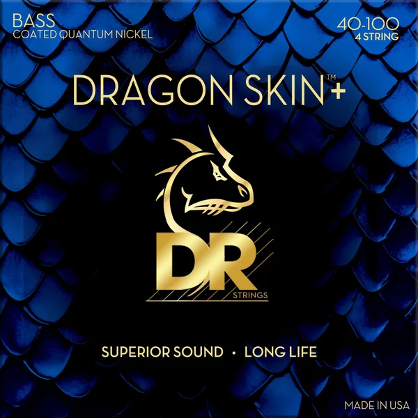 DRAGON SKIN+ Core Technology Coated Wrap 40-100 - set of 4 strings