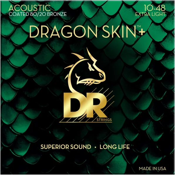 DRAGON SKIN+ Core Technology Coated Wrap 80/20 10-48 - set of strings