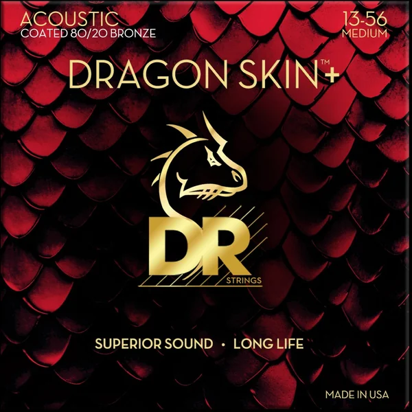 DRAGON SKIN+ Core Technology Coated Wrap 80/20 13-56 - set of strings