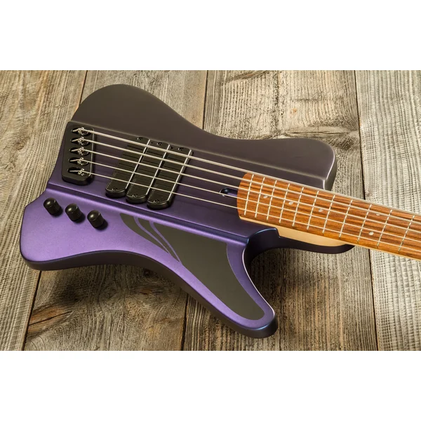 D-ROC Standard 3-pickups (5-String, PF) - blue to purple colorshift