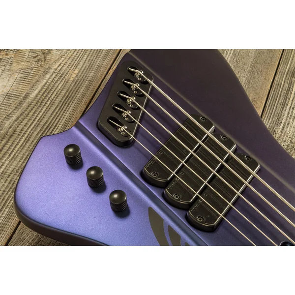 D-ROC Standard 3-pickups (5-String, PF) - blue to purple colorshift