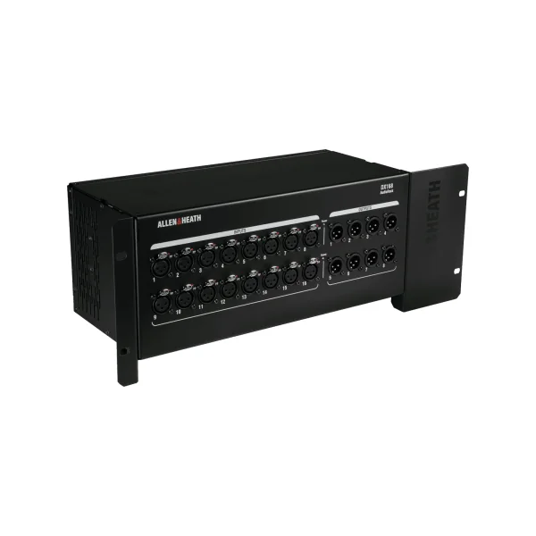 DX168 Allen & Heat boîtier de scène 16 entrées 8 sorties pour consoles SQ dLive