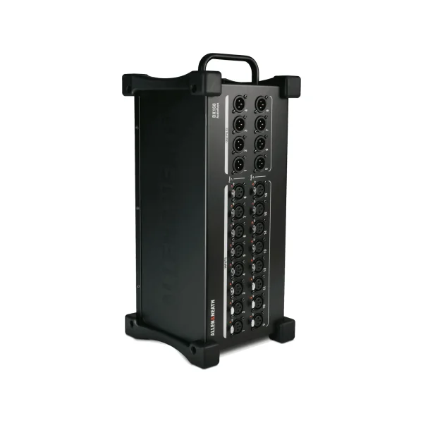 DX168 Allen & Heat boîtier de scène 16 entrées 8 sorties pour consoles SQ dLive