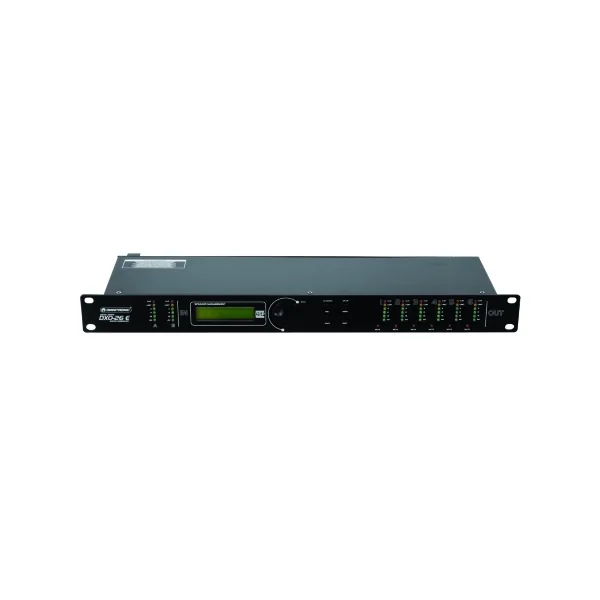DXO-26E Omnitronic - Processeur numérique 2 entrées vers 6 sorties
